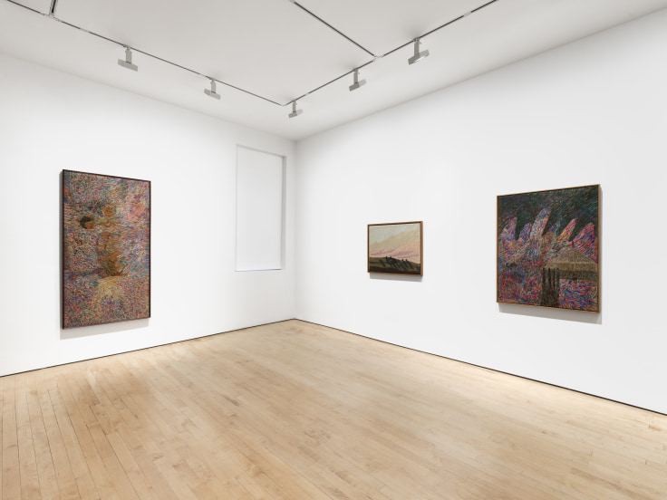 Installation view, Elias Sime, James Cohan, 52 Walker Street, Viewing Room, New York, NY, October 25 - November 23, 2024.