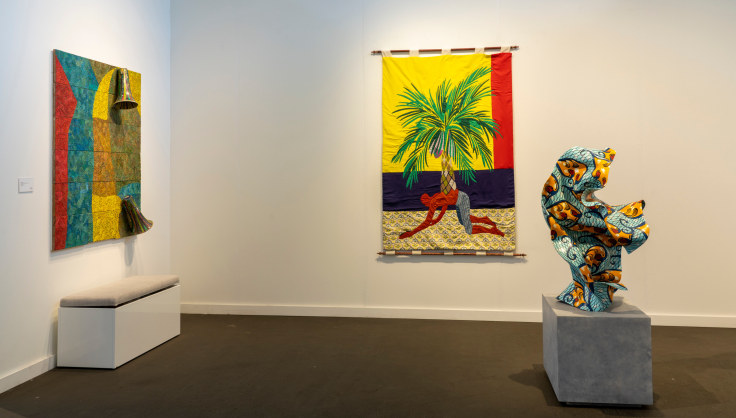 Installation view, James Cohan at FOG Design + Art, Booth 309, San Diego, CA, January 19 - 23, 2022