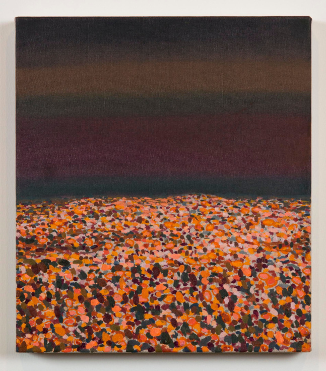 , WILLIAM MONK&nbsp;Untitled (Field),&nbsp;2013&nbsp;Oil on canvas&nbsp;15 1/4 x 13 1/4 in. (40 x 35 cm)