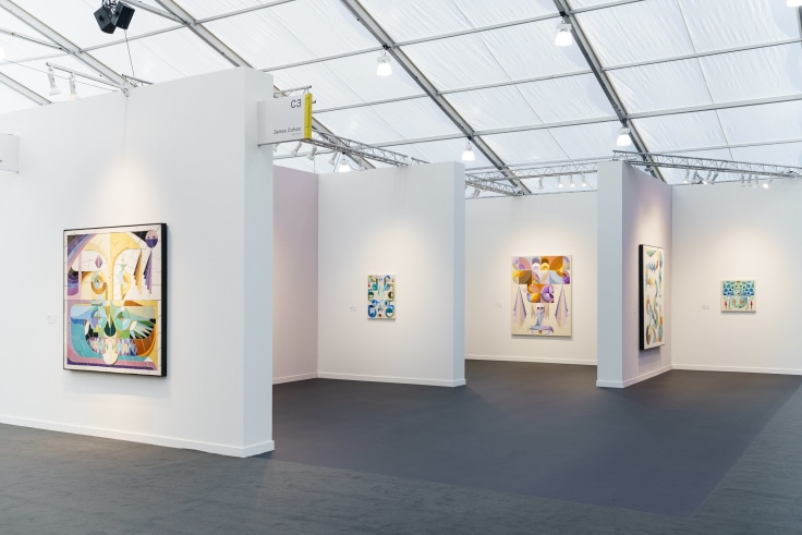 Installation View, James Cohan at Frieze Los Angeles, Booth C3, Santa Monica, CA, February 20 - 23, 2025.