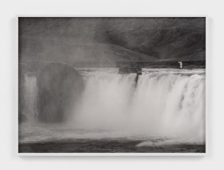 Image of KATIE PATERSON's Waterdrop (A map of the universe encoded into a waterdrop, then released into a powerful waterfall), 2022