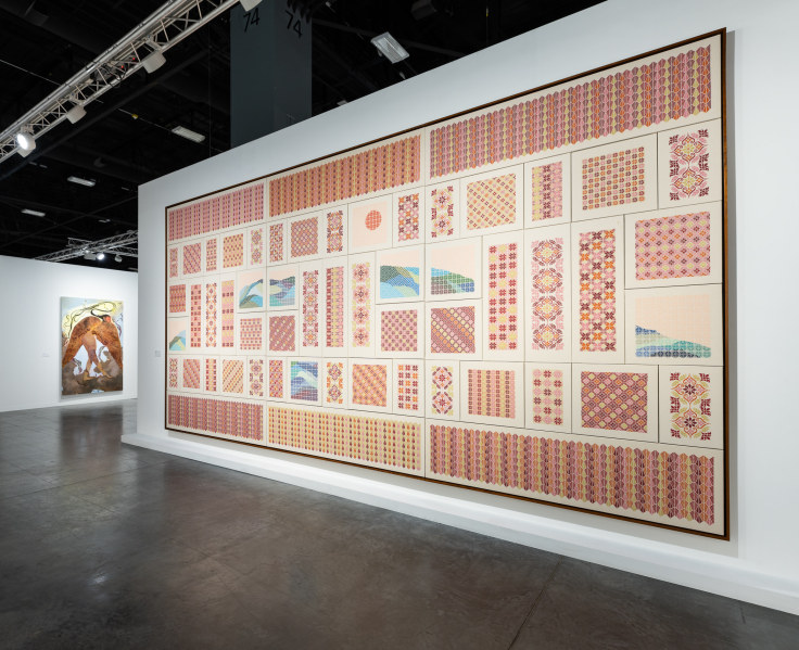 Installation view, James Cohan at Art Basel Miami Beach, Booth G22, Miami, FL, December 4-8, 2024