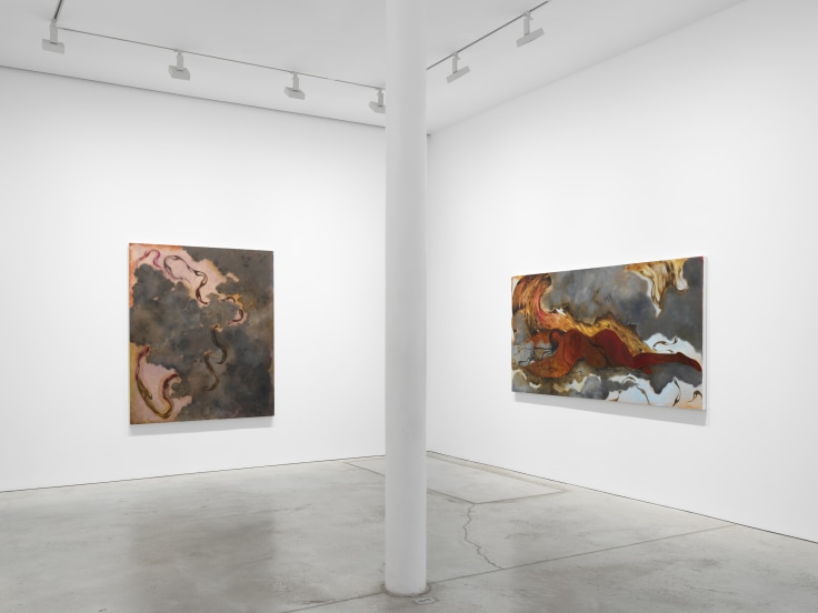 Installation view, Naudline Pierre, The Mythic Age,&nbsp;James Cohan, 48 Walker Street, New York, NY, September 6 - October 19, 2024.