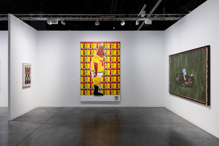 Installation view, James Cohan at Art Basel Miami Beach, Booth G22, Miami, FL, December 4-8, 2024