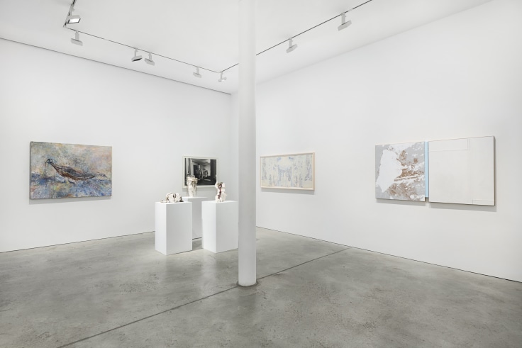 Installation view, Mother Lode: Material and Memory, James Cohan, 48 and 52 Walker St, New York, NY, June 21 - July 26, 2024
