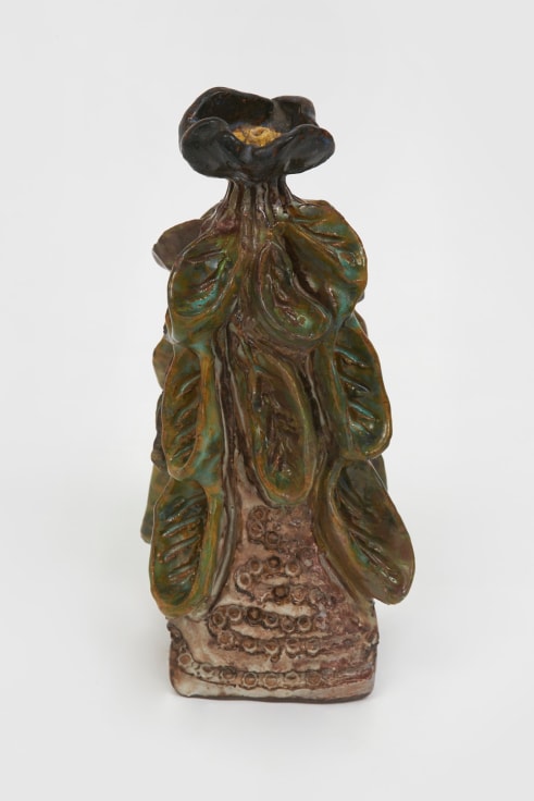 Sin T&iacute;tulo (Untitled), Small floral vase, 1967&nbsp;, Glazed ceramic&nbsp;