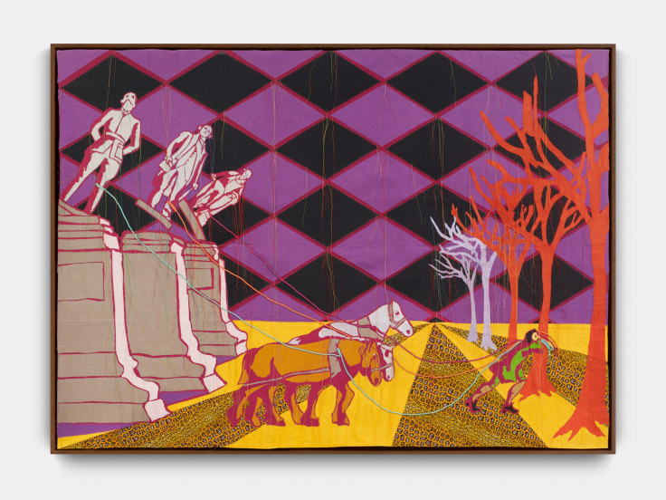 Image of YINKA SHONIBARE, CBE's The Monument Pictures II (Quilt), 2022