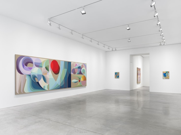 Installation view, Eamon Ore-Giron,&nbsp;Conversations with Snakes, Birds, and Stars,&nbsp;James Cohan, New York, NY, November 7 - December 20, 2025