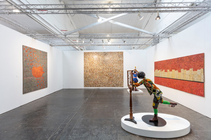 Installation view, James Cohan at 1-54 Contemporary African Art Fair, New York, May 2 - 5, 2019