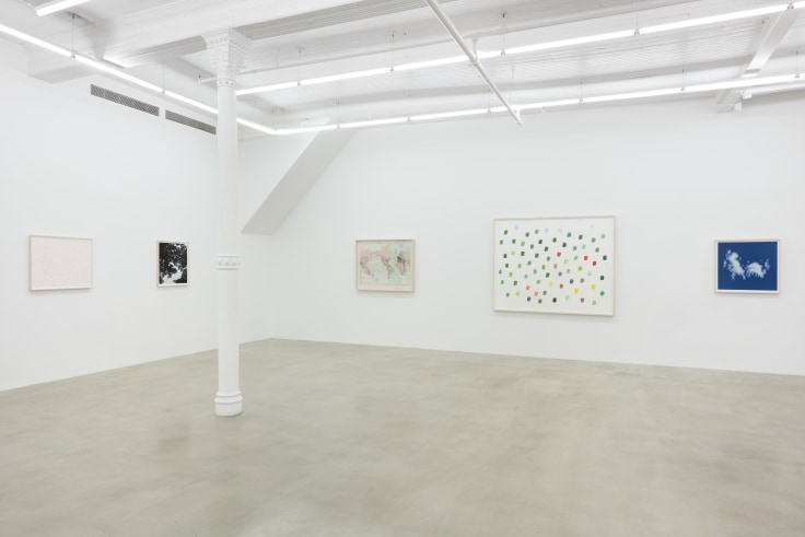 SPENCER FINCH,&nbsp;The Brain is deeper than the sea,&nbsp;James Cohan LES, 2018, installation view.