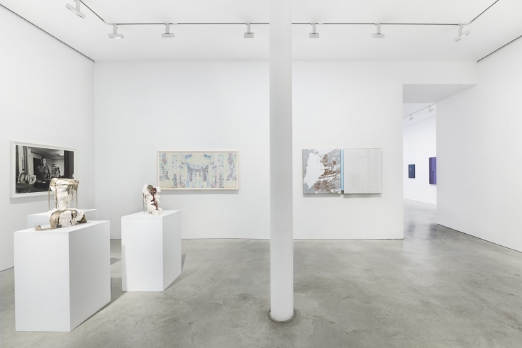Installation view, Mother Lode: Material and Memory, James Cohan, 48 and 52 Walker St, New York, NY, June 21 - July 26, 2024