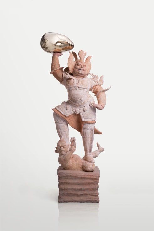 Image of XU ZHEN's Eternity-Painted Terracotta Statue of Heavenly Guardian, Sleeping Muse, 2016