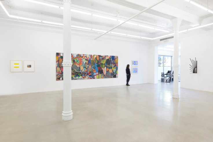 installation view of exhibition