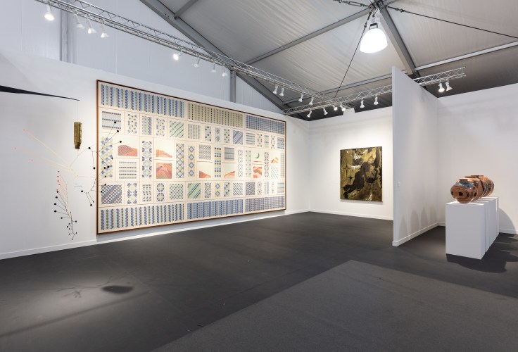Installation View, James Cohan at Frieze Los Angeles, Booth D15, Santa Monica, CA, February 16 - 19