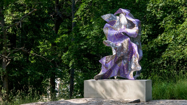 YINKA SHONIBARE, CBE, Wind Sculpture in Bronze I, 2022