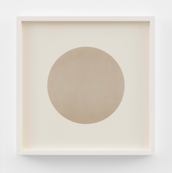 KATIE PATERSON O I, 2023 Mixed media using pigment ground from the fossilized forms of the first cellular life on earth 20 1/8 x 20 1/8 in 51 x 51 cm Series of 6 plus 2 artist's proofs (#4/6) (JCG15956)