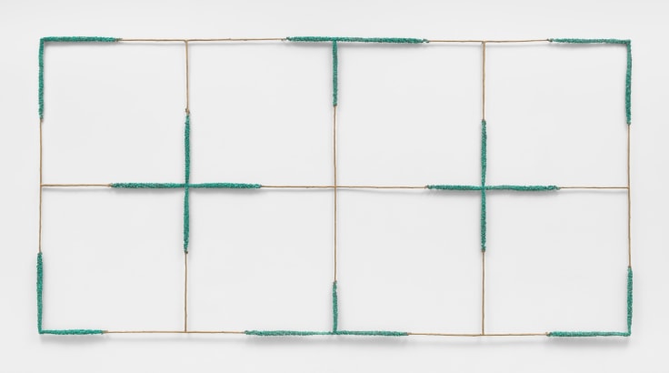 Image of an untitled artwork by Michelle Grabner made of bronze