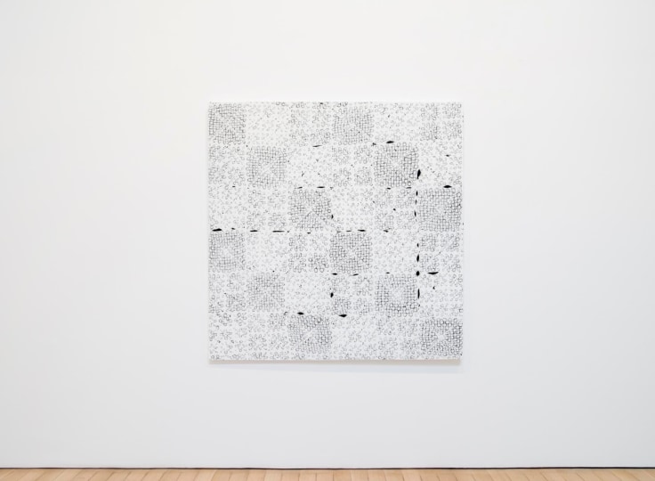 installation view of one artwork