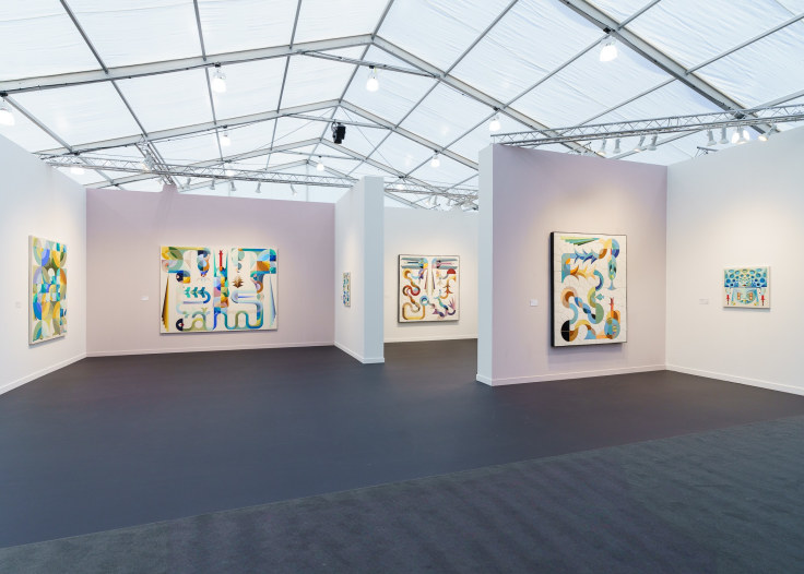 Installation View, James Cohan at Frieze Los Angeles, Booth C3, Santa Monica, CA, February 20 - 23, 2025.