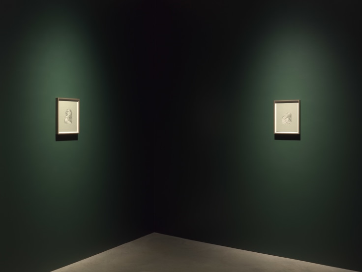 Installation view, Jesse Mockrin, Women grieving, James Cohan, 48 Walker Street, NY, September 8 - 16, 2023