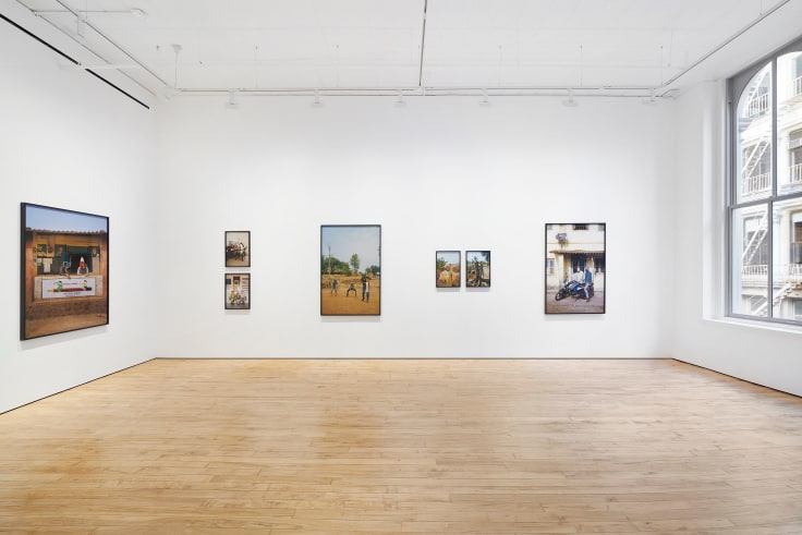 Installation view, Gauri Gill,&nbsp;A Time to Play: New Scenes from Acts of Appearance, James Cohan, 52 Walker Street, October 7-November 13, 2021