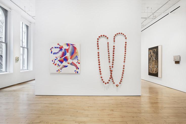 Installation view,&nbsp;Mother Lode: Material and Memory,&nbsp;James Cohan, 48 and 52 Walker St, New York, NY, June 21 - July 26, 2024