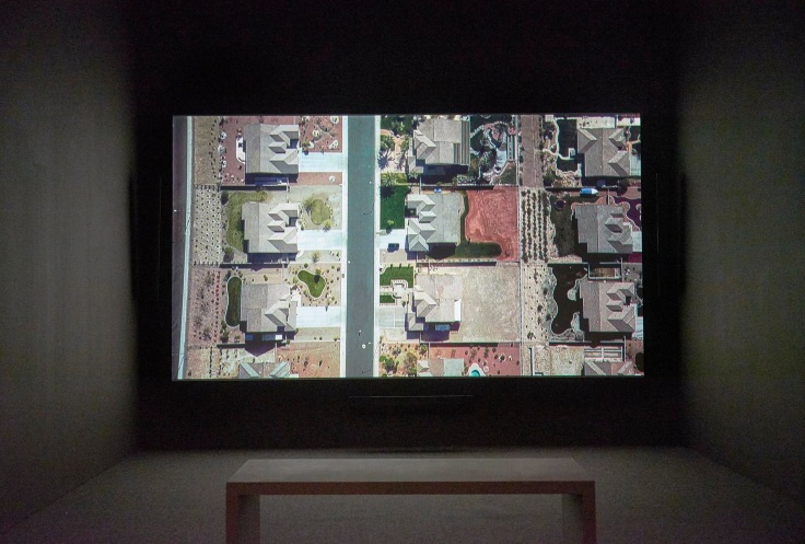 installation view of a video