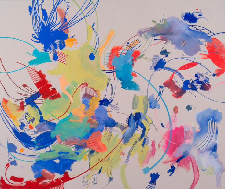multicolor abstract painting