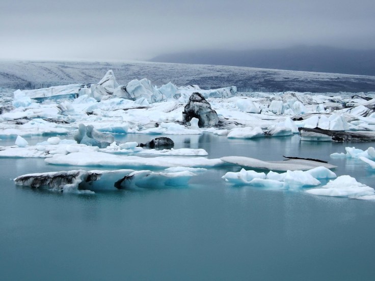 image of an icy landscape and glaciers