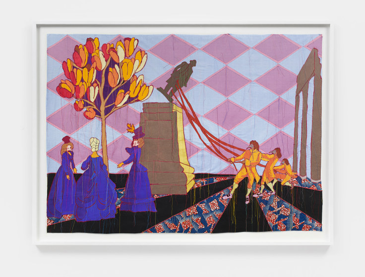YINKA SHONIBARE, CBE, The Monument Pictures I (Quilt), 2022