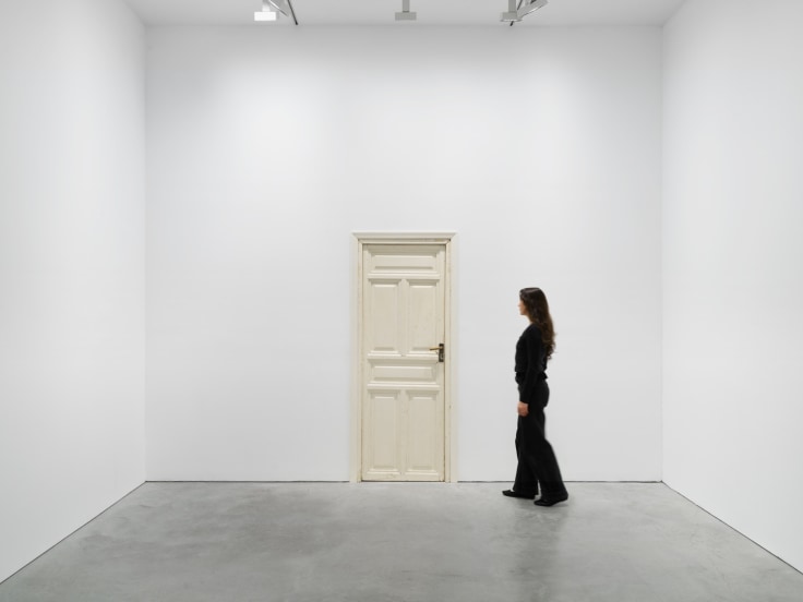 Installation view, Behind the Bedroom Door, James Cohan, 48 Walker and 291 Grand St, New York, NY, January 10 - February 8, 2025.