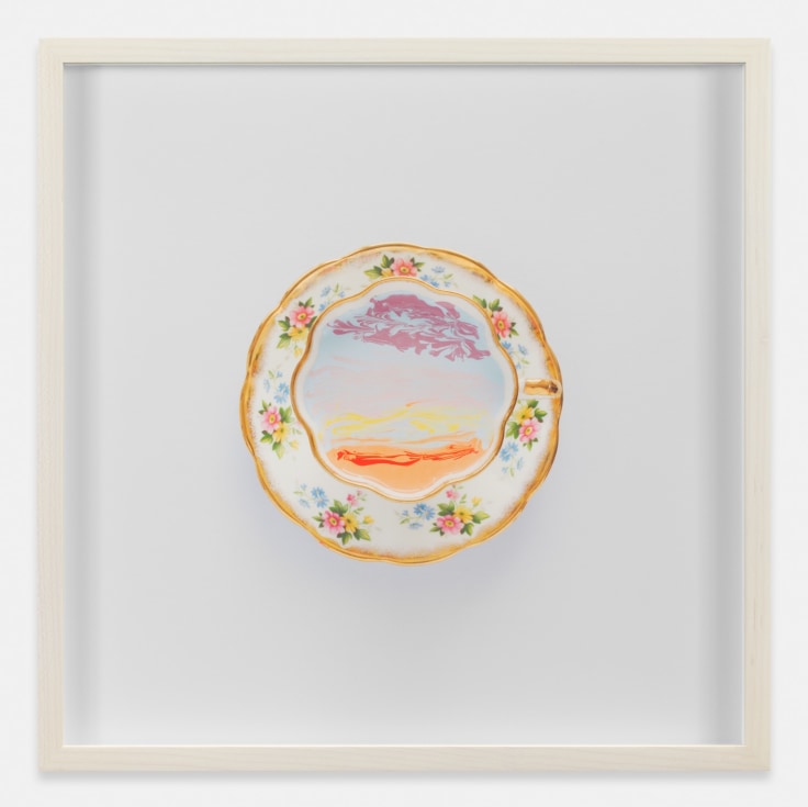 Image of SPENCER FINCH's &quot;Sunset in a cup,&quot; 2024