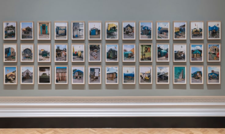 installation view of Gauri Gill's The Village on the Highway,&nbsp;2021