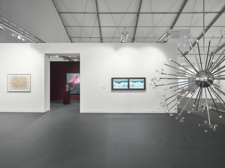 Installation view, Frieze London 2025, James Cohan, Booth C7, London, UK, October 15-19, 2025