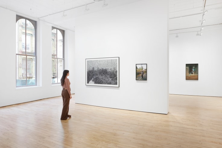 Installation view, Gauri Gill,&nbsp;A Time to Play: New Scenes from Acts of Appearance, James Cohan, 52 Walker Street, October 7-November 13, 2021