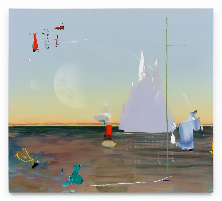 A Prism of Gates, 2025, Acrylic on canvas over panel, 45 x 50 inches, 114.3 x 127 cm, MMG#37982