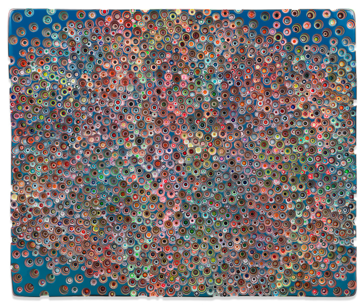 Markus Linnenbrink, WEWEREALWAYSUNKNOWNWATERS, 2019,&nbsp;Epoxy resin and pigments on wood,&nbsp;60 x 72 inches,&nbsp;152.4 x 182.9 cm,&nbsp;MMG#31799