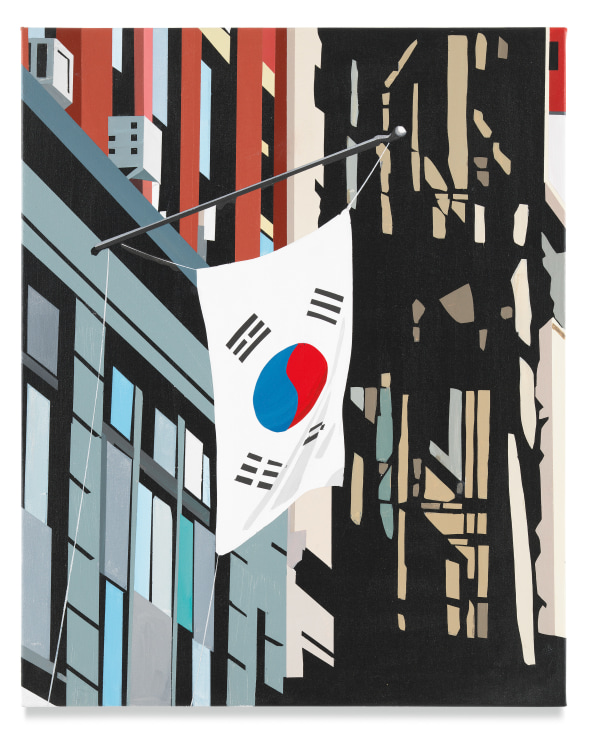 Brian Alfred, Korea Soho, 2019, Acrylic on canvas