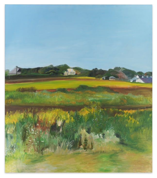 Jane Freilicher, Late Summer, 1968, Oil on canvas, 80 x 70 inches,&nbsp;203.2 x 177.8 cm,&nbsp;MMG#32367