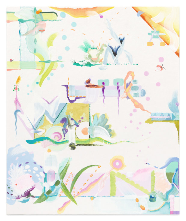 Drawing (I am a little world made cunningly), 2024, Watercolor and gouache on paper, 11 3/4 x 9 7/8 inches, 29.8 x 25.1 cm,&nbsp;MMG#37136