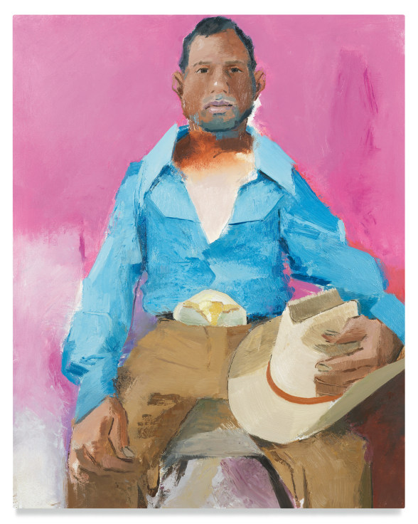 Guillermo, 2020, Oil on canvas, 45 x 36 inches, 114.3 x 91.4 cm, MMG#32397