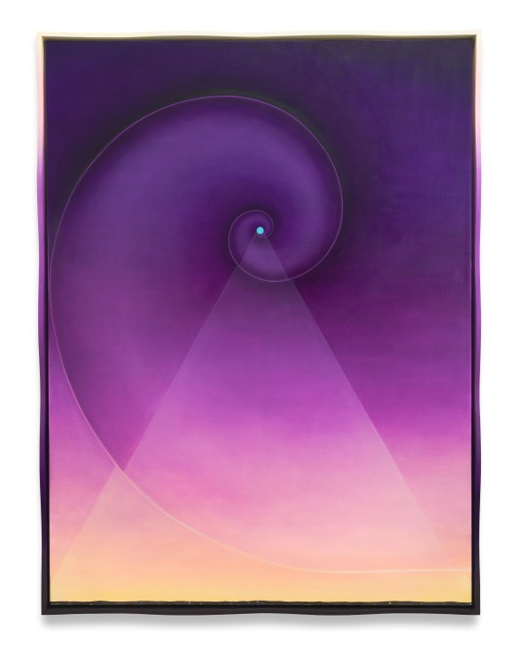 Fibonacci, 2025, Oil on linen, 60 1/2 x 46 1/2 x 1 1/2 inches,