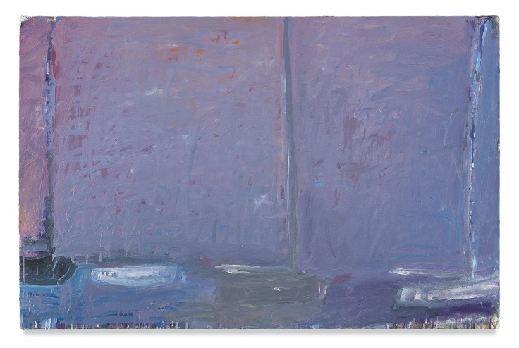 Sunset Harbor, 1968, Oil on canvas, 26 x 40 inches, 66 x 101.6 cm, MMG#13683