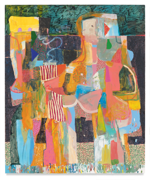 Couple, 2020, Oil on canvas, 72 x 60 inches, 182.9 x 152.4 cm, MMG#32161