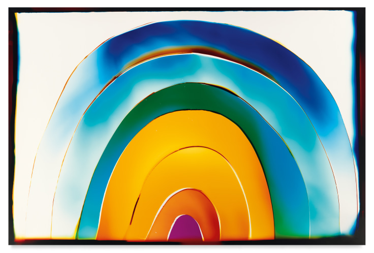 Rainbow, 2022,&nbsp;Analog chromogenic photogram on fujiflex, 50 x 75 inches, 127 x 190.5 cm, MMG#34453