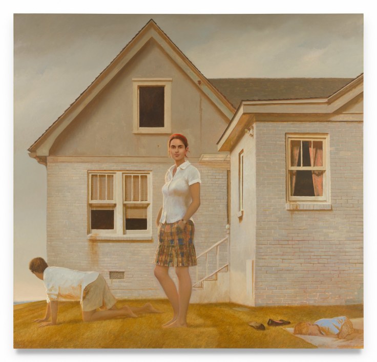 Home, 2010, Oil on Linen, 88 x 92 inches, 223.5 x 233.7 cm, MMG#36840