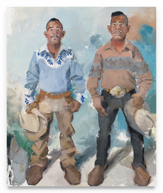 Francisco &amp;amp; Oscar, 2024, Oil on canvas, 72 x 60 inches, 182.9 x 152.4 cm, MMG#37976