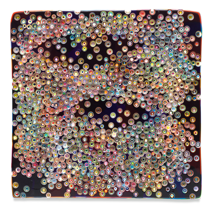 CYCLOPS(THESECONDFACE), 2018, Epoxy resin and pigments on wood,&nbsp;60 x 60 inches,&nbsp;152.4 x 152.4 cm,&nbsp;MMG#30510