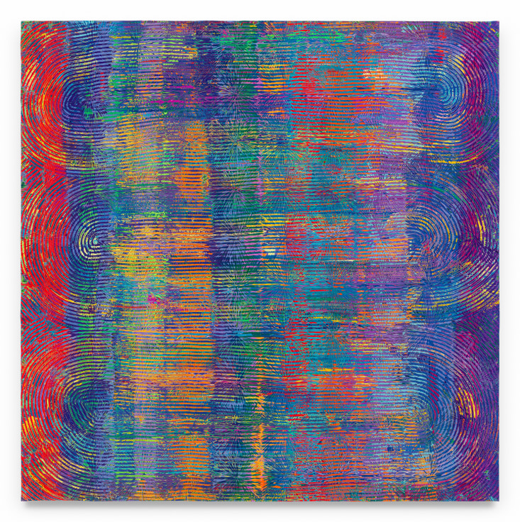 Untitled #11, 2024, Acrylic on panel, 60 x 60 inches, 152.4 x 152.4 cm,&nbsp;MMG#36741