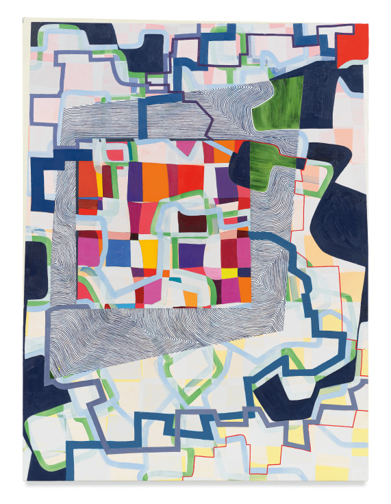 Episodic Position, 2022, Oil on canvas, 48 x 36 inches, 121.9 x 91.4 cm, MMG#34956